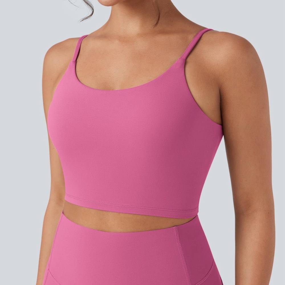 Halara Light Pink Sports Bra- NWT
